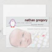 Aankondiging Penguin Birth (Voorkant / Achterkant)