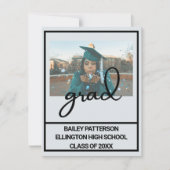 Aankondiging persoonlijk Afstuderen van de Hogere  (Voorkant)