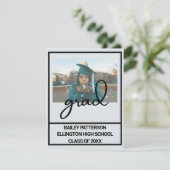 Aankondiging persoonlijk Afstuderen van de Hogere  (Staand voorkant)