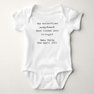Aankondiging persoonlijke achternaam Baby Bodysuit