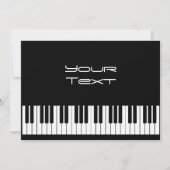 Aankondiging pianotoetsenbord (Voorkant)