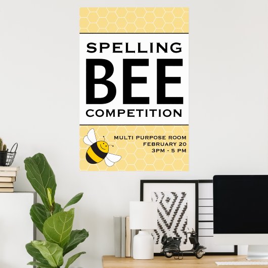 Aankondiging Poster 24x36 van de aankondiging van  (Thuiskantoor)