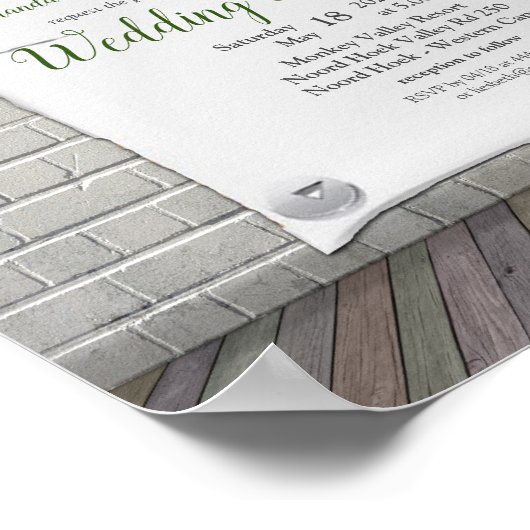 Aankondiging Protea - Strelitzia Flower Poster (Hoek)