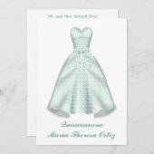 Aankondiging Quinceanera 15e verjaardag uitnodigin (Voorkant / Achterkant)