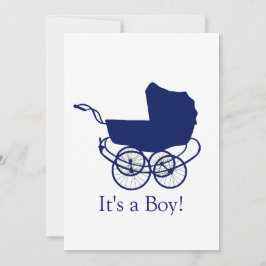 Aankondiging Retro Blue Baby