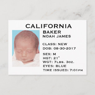 Aankondiging "Rijbewijs" Baby