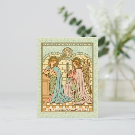 Aankondiging (RLS 04) Briefkaart (Staand voorkant)