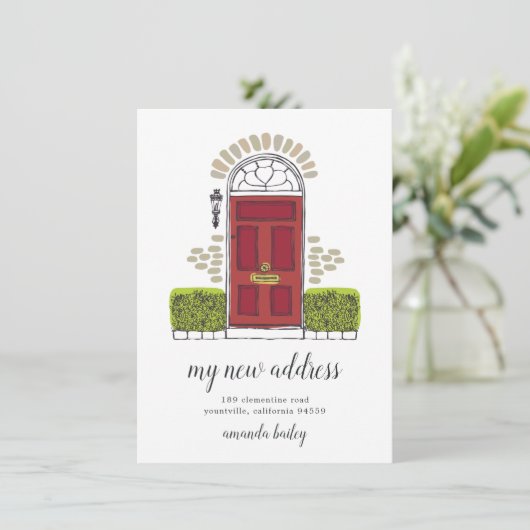 Aankondiging rode deurbewegingen (Staand voorkant)