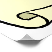 Aankondiging rolstijl poster (Hoek)