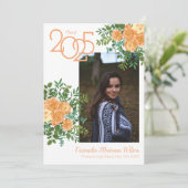 Aankondiging Roos foto Afstuderen (Staand voorkant)