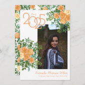 Aankondiging Roos foto Afstuderen (Voorkant / Achterkant)