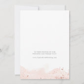 Aankondiging roos Gold Waterverf (Achterkant)