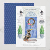 Aankondiging rottweiler voordeurbeweging (Voorkant / Achterkant)