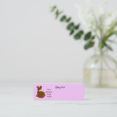 Aankondiging roze Baby Girl (Staand voorkant)