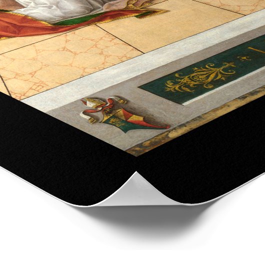 Aankondiging, Saint Emidius en een ufo Poster (Hoek)