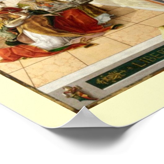 Aankondiging, Saint Emidius en een ufo Poster (Hoek)