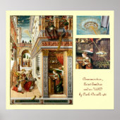 Aankondiging, Saint Emidius en een ufo Poster (Voorkant)