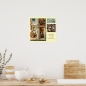 Aankondiging, Saint Emidius en een ufo Poster (Keuken)