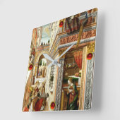 Aankondiging, Saint Emidius en een ufo Vierkante Klok (Hoek)