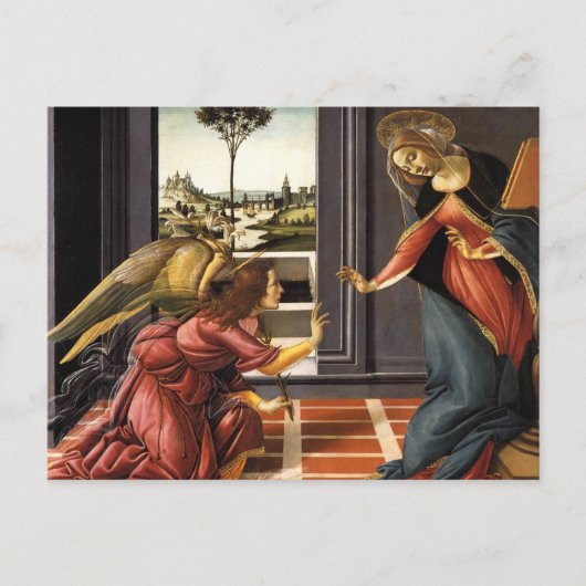 Aankondiging - Sandro Botticelli Briefkaart (Voorkant)
