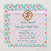 Aankondiging schattige Kitten Baby shower Event - (Voorkant / Achterkant)