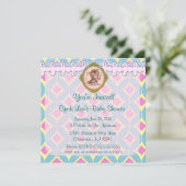 Aankondiging schattige Kitten Baby shower Event - (Staand voorkant)