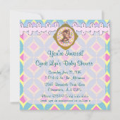 Aankondiging schattige Kitten Baby shower Event - (Voorkant)