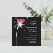 Aankondiging Shooting Star Verloving (Staand voorkant)