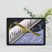 Aankondiging Sky Blue and Gold Afstuderen (Staand voorkant)