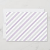 Aankondiging speciale levering geboorte | Lavender (Achterkant)