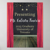 Aankondiging  stage poster (Voorkant)