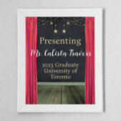 Aankondiging  stage poster