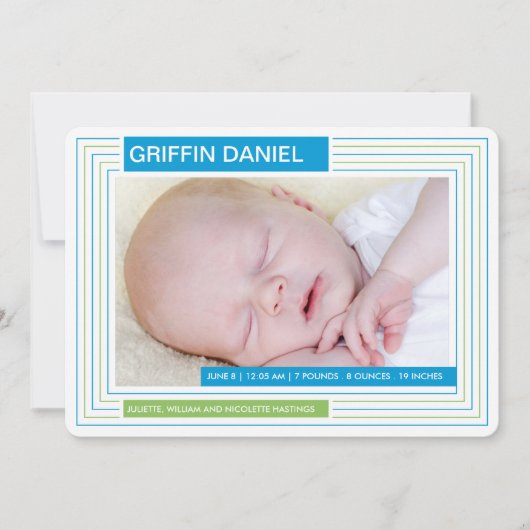 Aankondiging Stripes Boy (Voorkant)