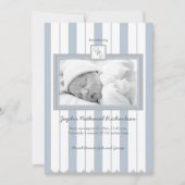 Aankondiging Stripes & Rattle Baby: Blauw (Voorkant)