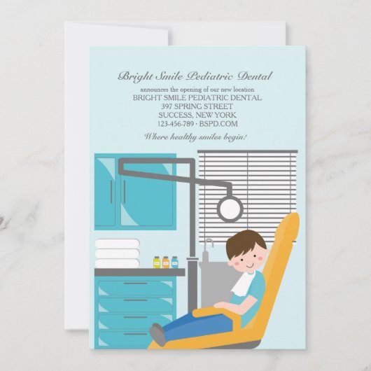 Aankondiging tandheelkundige tandarts (Voorkant)