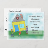 Aankondiging thuisverplaatsing (Voorkant / Achterkant)