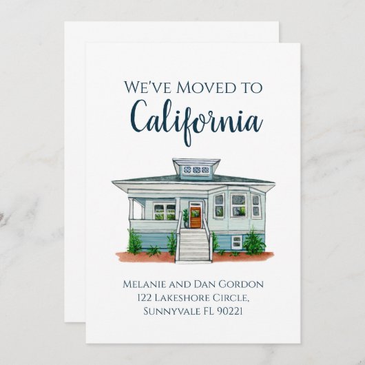 Aankondiging thuisverplaatsing (Voorkant / Achterkant)