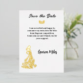 aankondiging tijdens de optocht (Staand Voorkant)