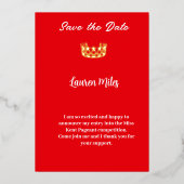 aankondiging tijdens de optocht (Voorkant)