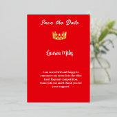 aankondiging tijdens de optocht (Staand Voorkant)