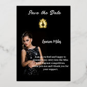 aankondiging tijdens de optocht (Voorkant)