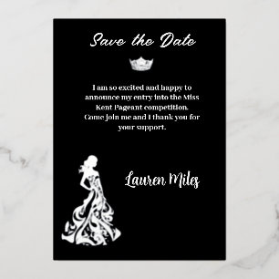 aankondiging tijdens de optocht