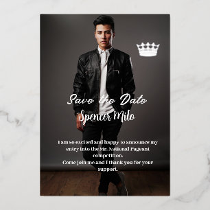 aankondiging tijdens de optocht