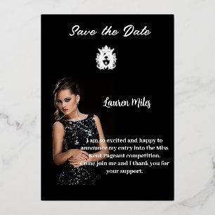 aankondiging tijdens de optocht