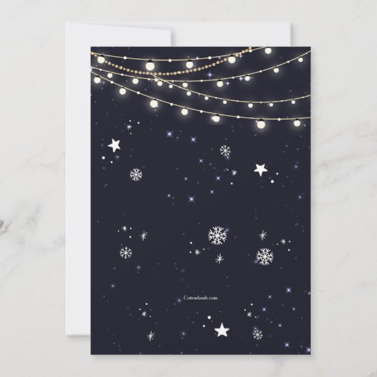 Aankondiging tijdens wintervakantie tijdens strung (Achterkant)