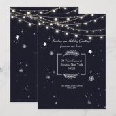 Aankondiging tijdens wintervakantie tijdens strung (Voorkant / Achterkant)