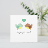 Aankondiging Tortelduifjes Verloving (Staand voorkant)