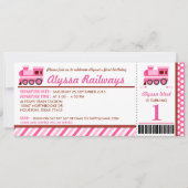 Aankondiging treininstapkaart Birthday Party (Voorkant)