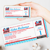 Aankondiging treininstapkaart Birthday Party