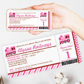 Aankondiging treininstapkaart Birthday Party